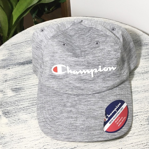 Champion Accessories - NWT Heathered Gray Champion Baseball Cap One Size